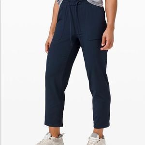 lululemon Beyond the Studio Crop Navy Pants
